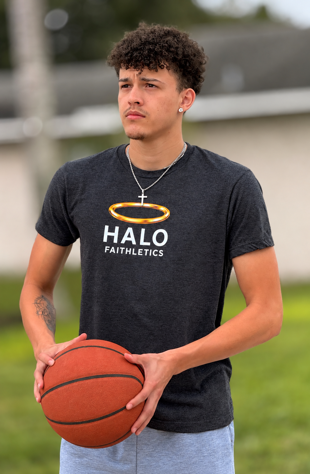 HALO Faithletics Logo Tee