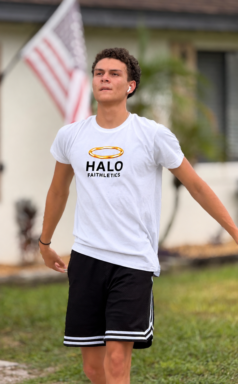 HALO Faithletics Logo Tee
